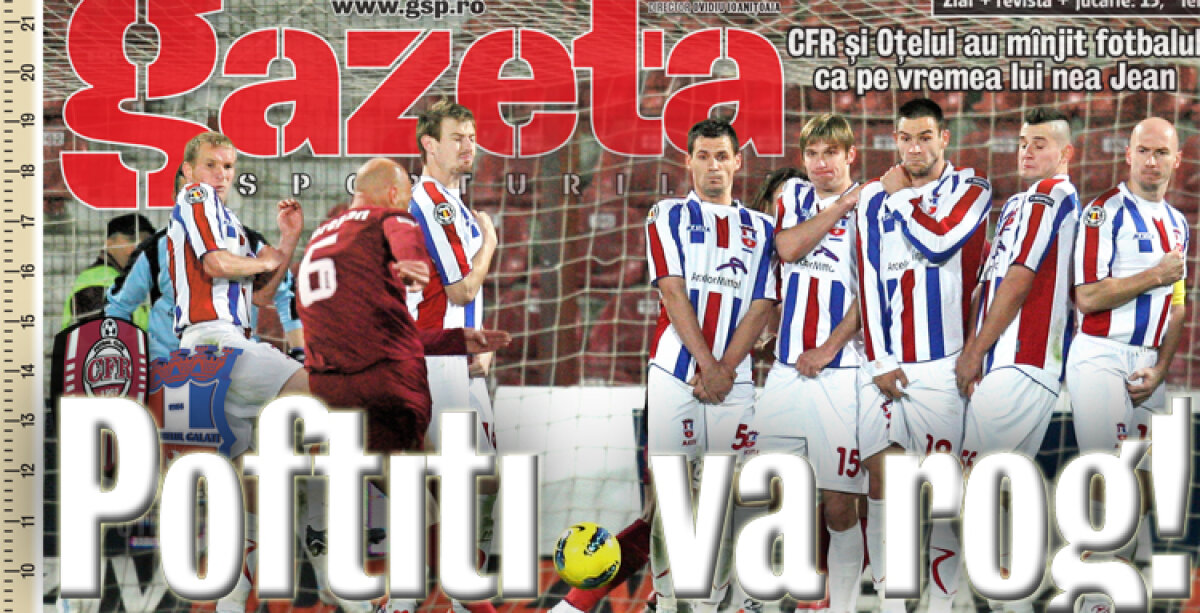VIDEO&FOTO Gazeta sancţionează "baletul" de la CFR - Oţelul » Aşa arată pagina 1 a ziarului