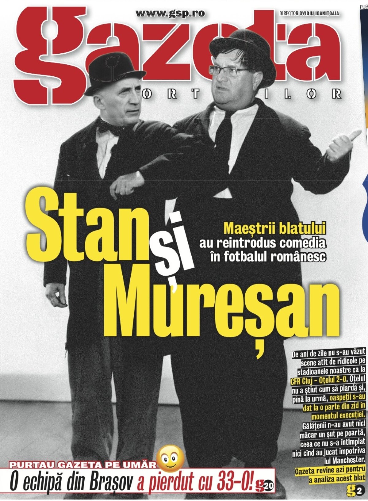 Stan şi Mureşan » Vezi cum ironizează ziarul Blatul!