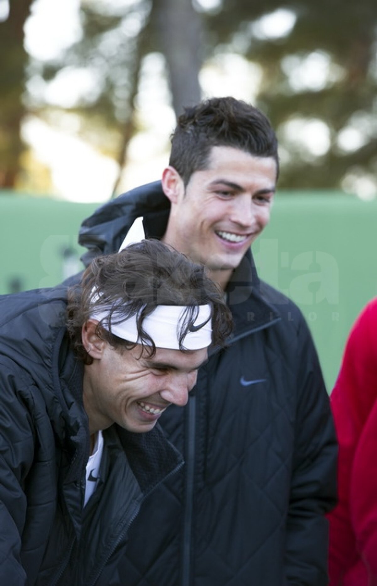 VIDEO & FOTO / Ce meci nebun de tenis-fotbal: Rafael Nadal - Cristiano Ronaldo!