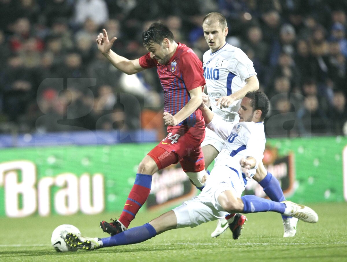 FOTO Pandurii - Steaua 1-1 » Roş-albaştrii se îndepărtează decisiv de titlu