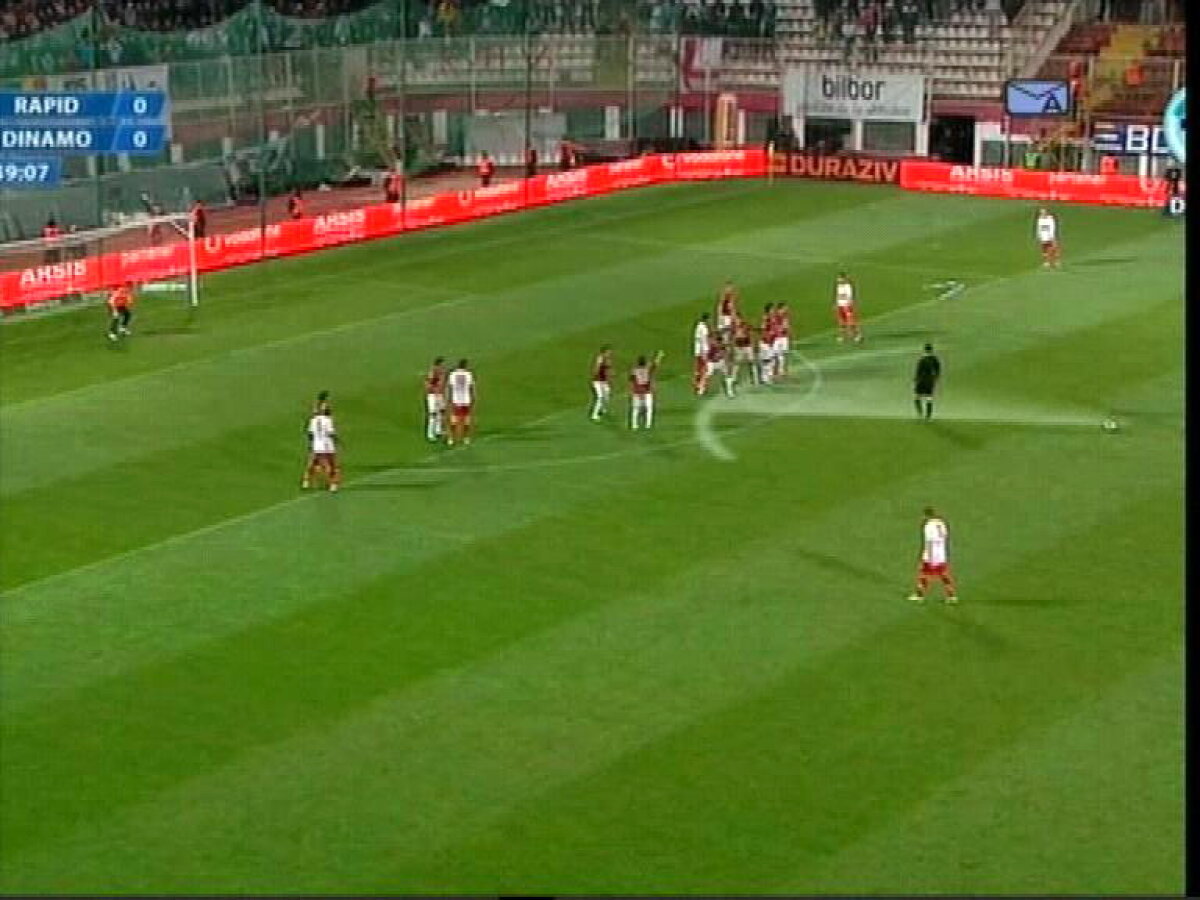 VIDEO & FOTO / Grafică specială de 40.000 de € folosită de DigiSport la meciul Rapid - Dinamo 0-0!