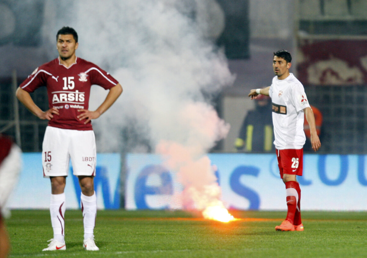 FOTO Rapid va evolua cu porţile închise în returul semifinalei cu Vaslui din Cupa României