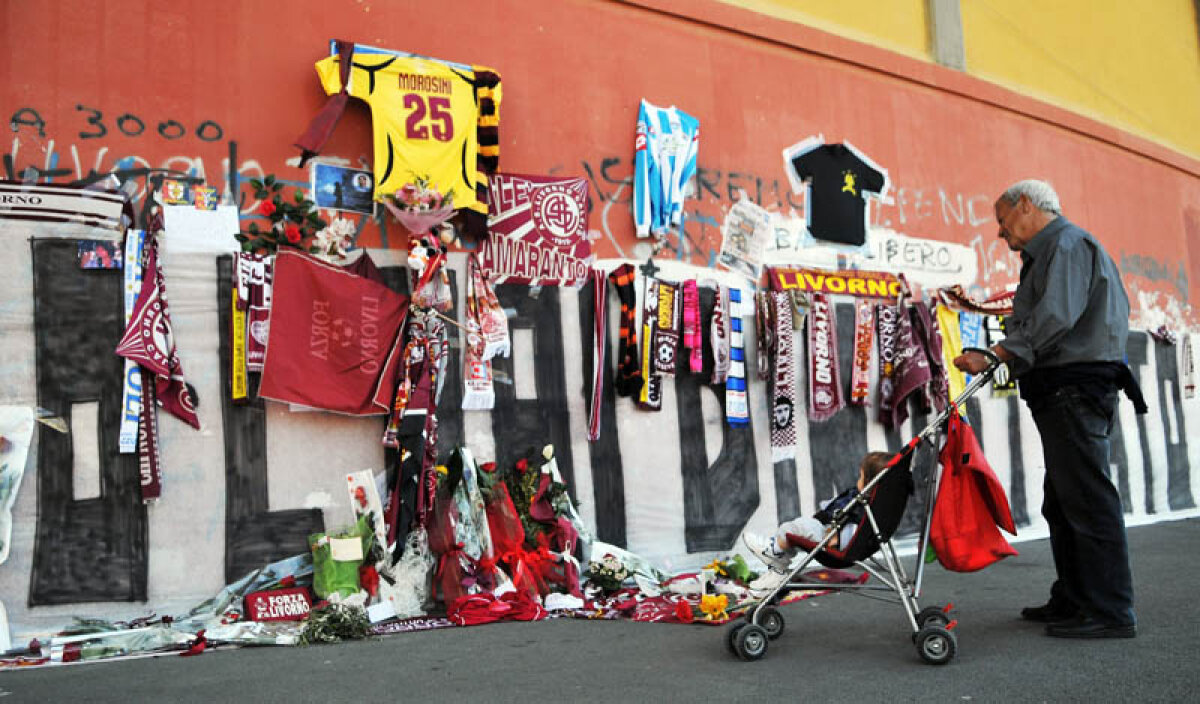 Ciao, Moro! » Ultimele aplauze pentru Morosini, jucătorul care a murit sîmbătă după un stop cardiac