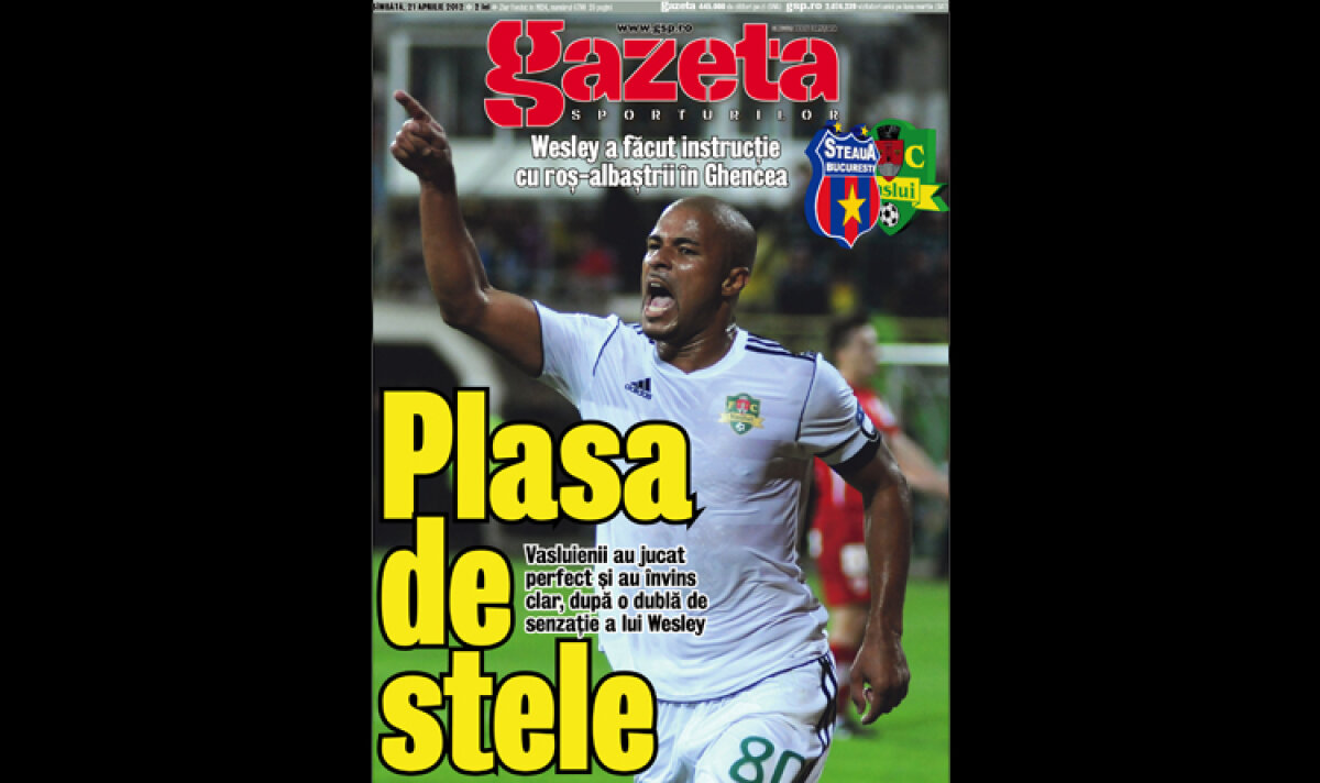 Am intuit scenariul din Ghencea: Wesley s-a bucurat la final