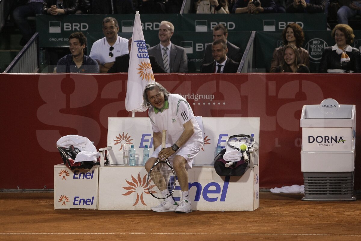 Stele pe zgură » McEnroe, Bahrami, Năstase şi Pavel au oferit un spectacol grandios la Arenele BNR