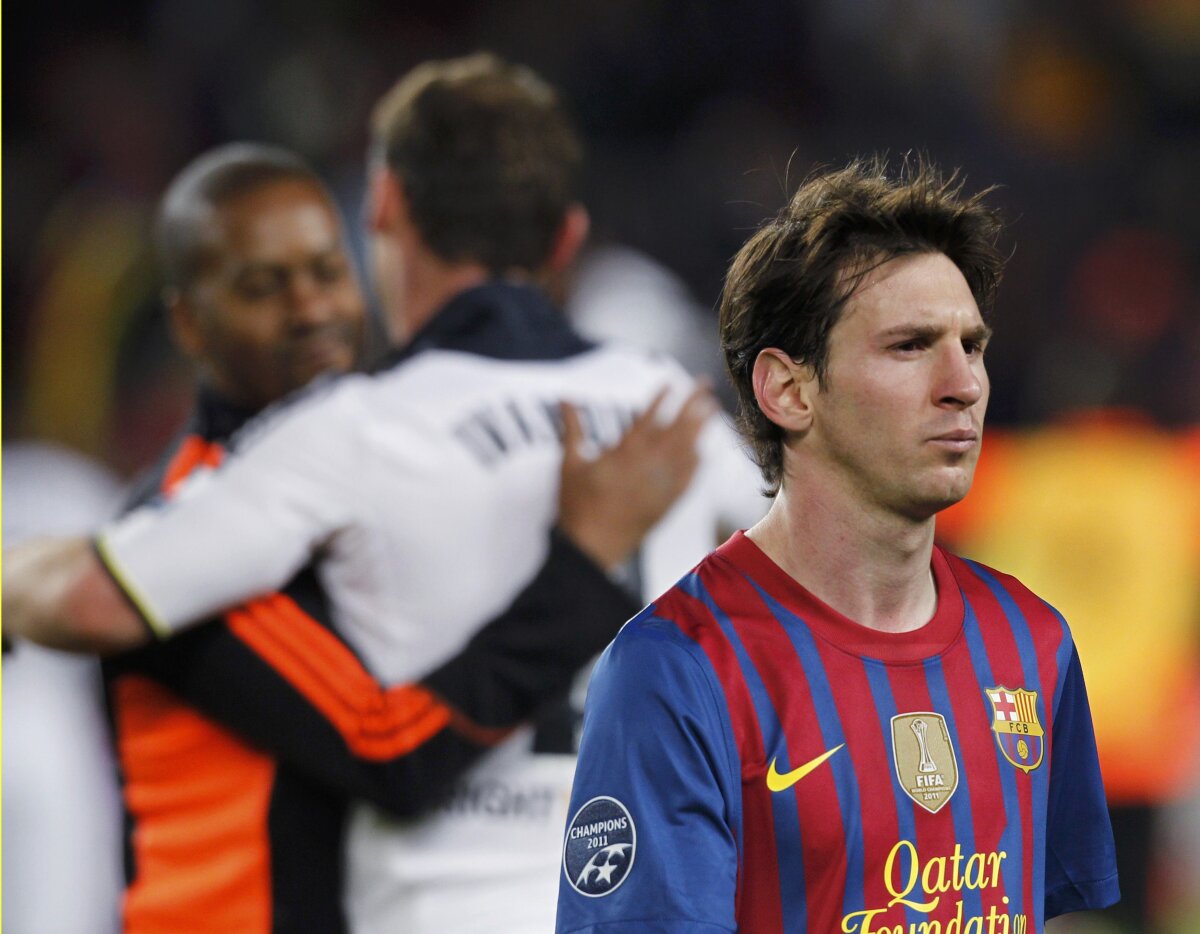 GALERIE FOTO » Tristeţe şi neputinţă vs bucurie fără margini. Cele mai frumoase imagini după Barca - Chelsea!