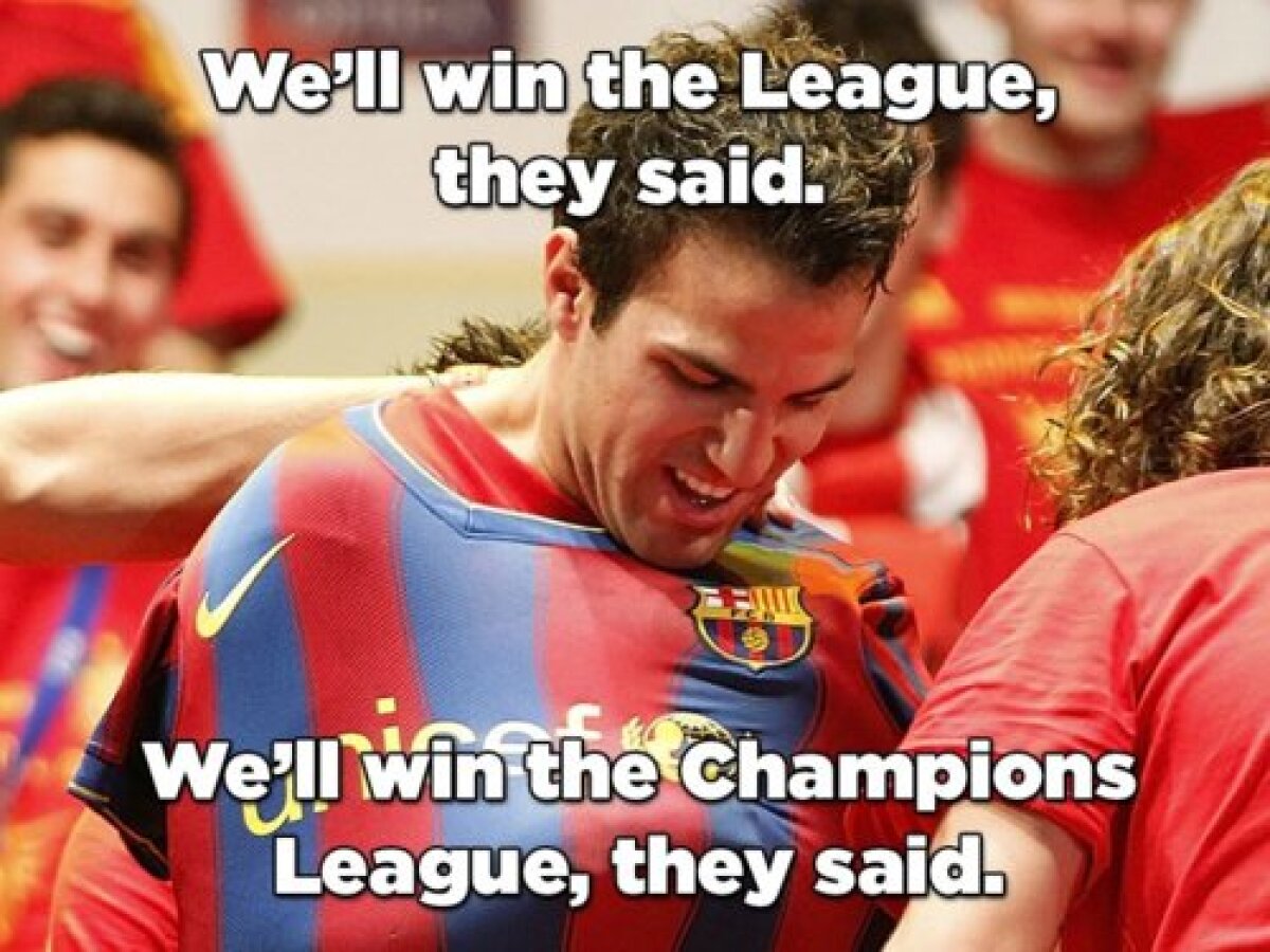 Liga Hahahampionilor » Absolut toate glumele cu Real şi Barça! Messi şi Ronaldo: "Unde vedem finala? La mine sau la tine?"