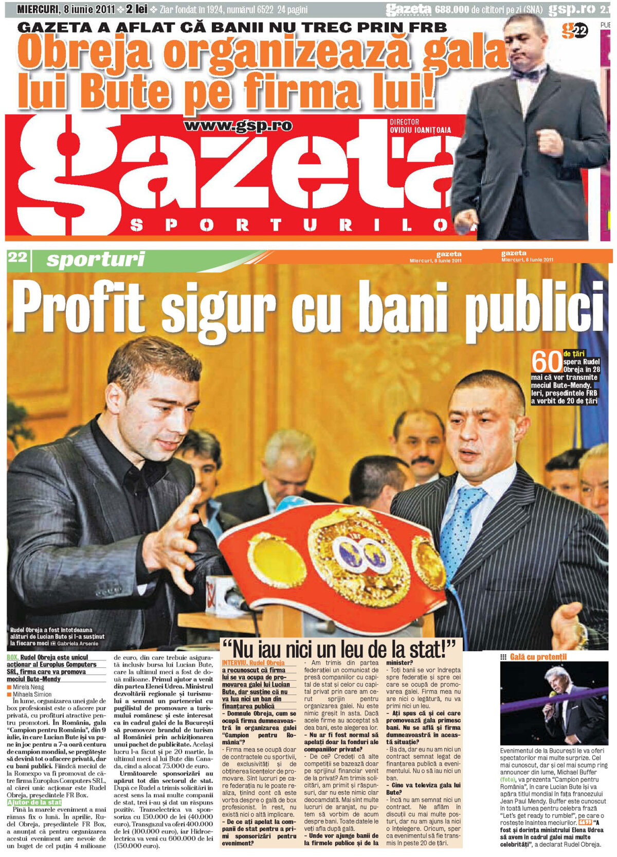 Gazeta a avut dreptate: Comisia Europeană acuză fapte penale la gala organizată de Obreja şi finanţată de Udrea!