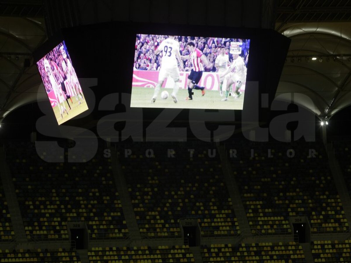 FOTO Cum s-a văzut golul lui Bilbao pe cubul de la Arena Naţională. Imagini de senzaţie!