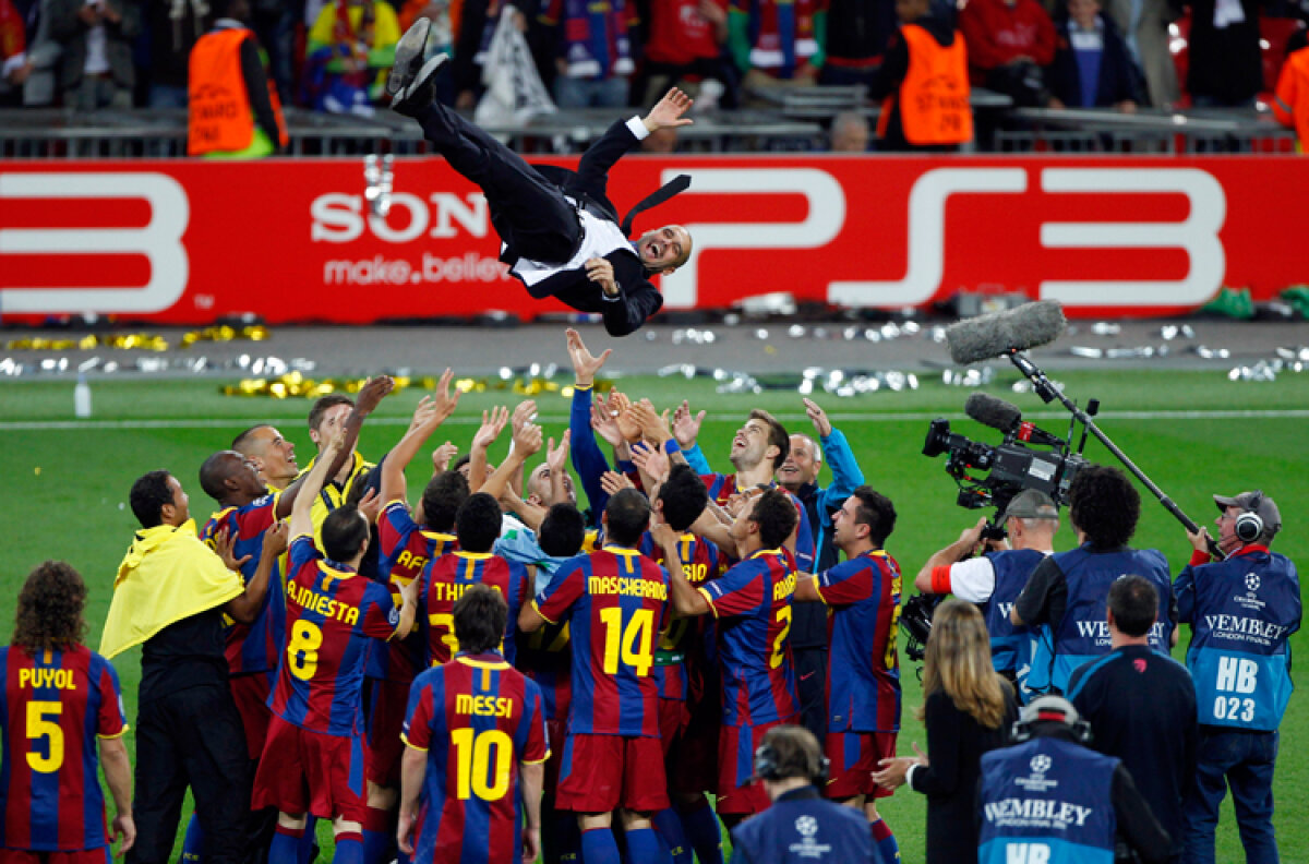 GALERIE FOTO » Tiki taka, 4 ani şi 13 trofee. Performanţele incredibile reuşite de Guardiola la Barcelona!