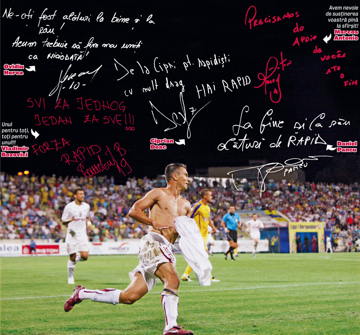 EXCLUSIV GSP Rapidiştii fac apel la suporteri: "Ajutaţi-ne să vă facem fericiţi!"