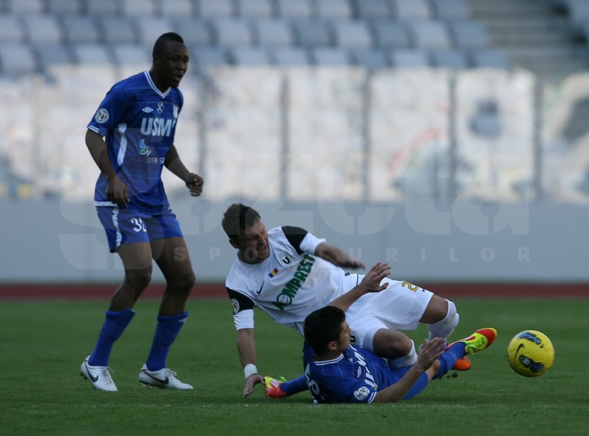 FOTO Grigoraş a stopat invincibilitatea lui Niculescu » U Cluj - Pandurii 0-1