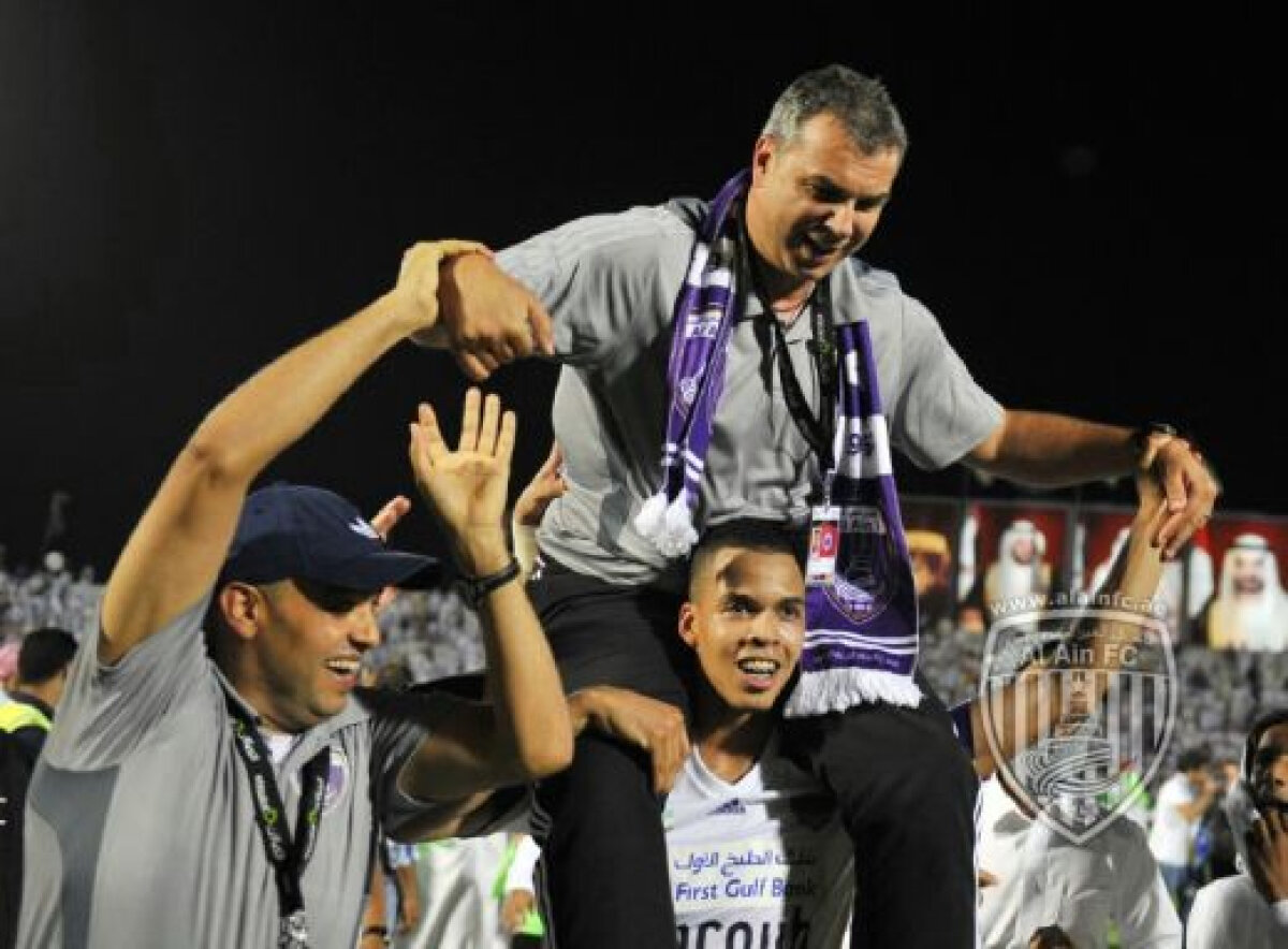 VIDEO Prinţi în Emirate » Olăroiu şi Rădoi au adus după opt ani titlul la Al Ain