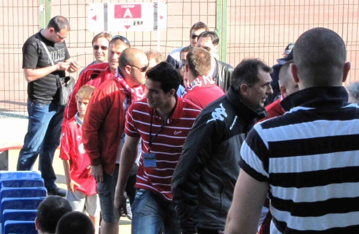 VIDEO Platini ultras ŢSKA » Dinamovistul a urmărit alături de galerie derby-ul cu Levski