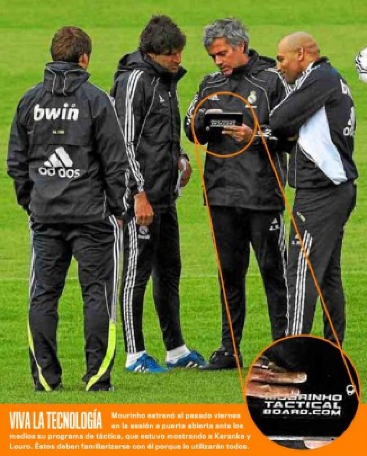 Antrenorul Stelei are nevoie de un update :D » Stoichiţă cu telefonul, Mourinho cu iPad-ul