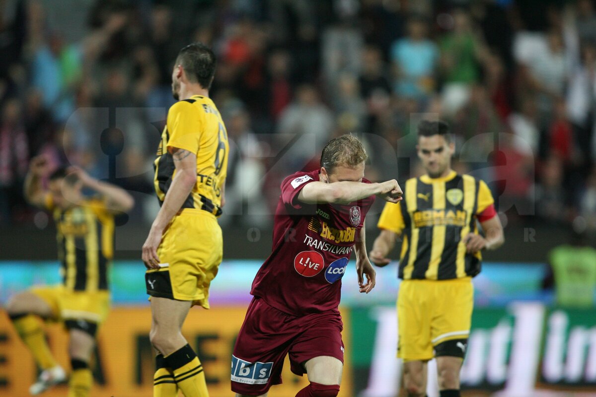 CFR Cluj învinge pe FC Braşov cu 1-0 şi rămîne principala favorită la titlu