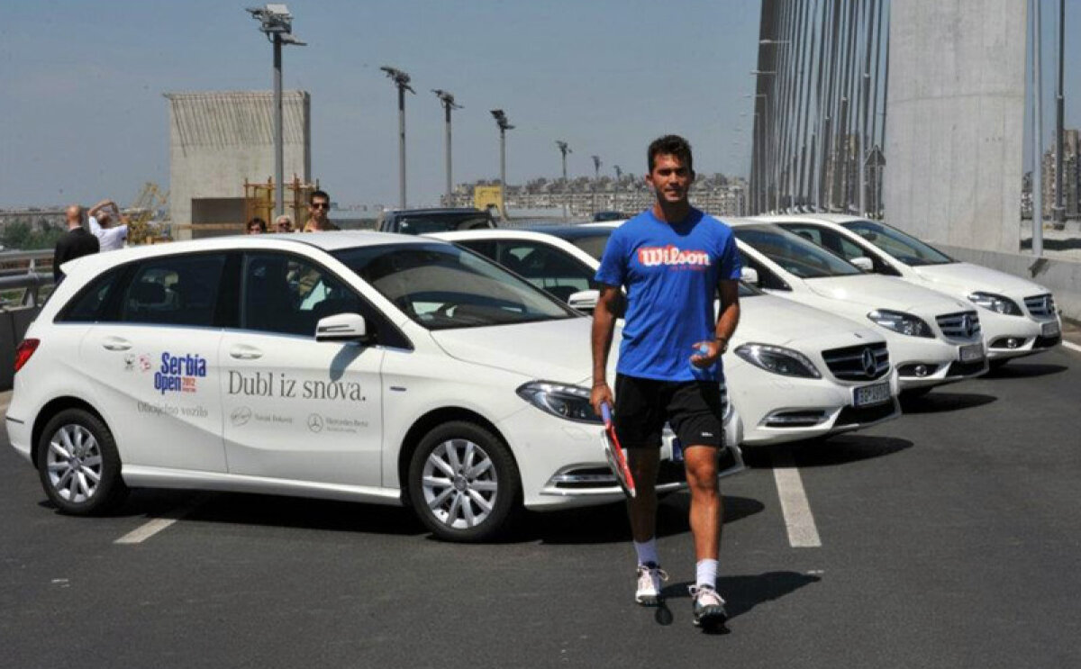 Tenis deasupra apei » Tecău şi Lindstedt au oprit traficul pe podul Ada din Belgrad