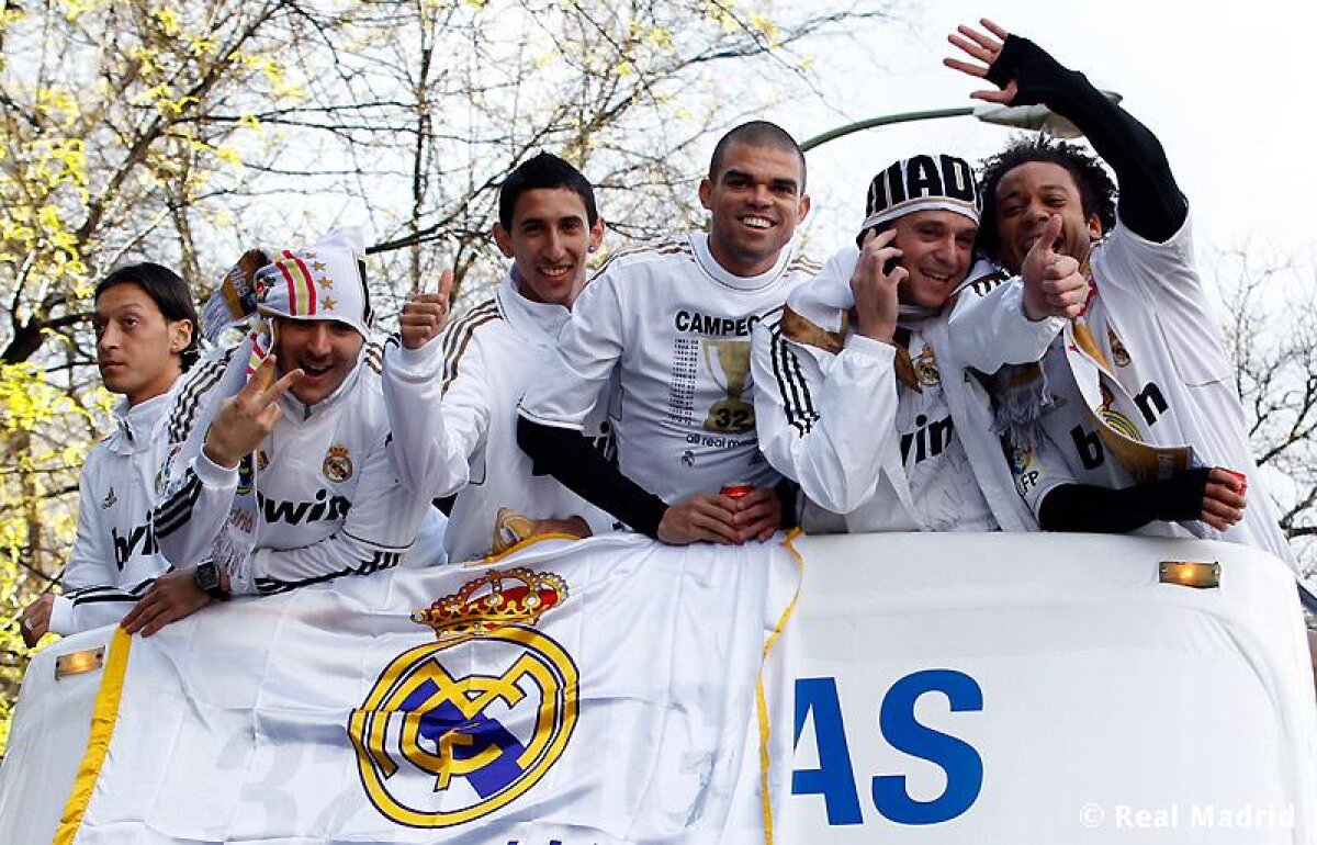 FOTO şi VIDEO » Real Madrid, regina Spaniei! Cum au sărbătorit alături de fani în Piaţa Cibeles