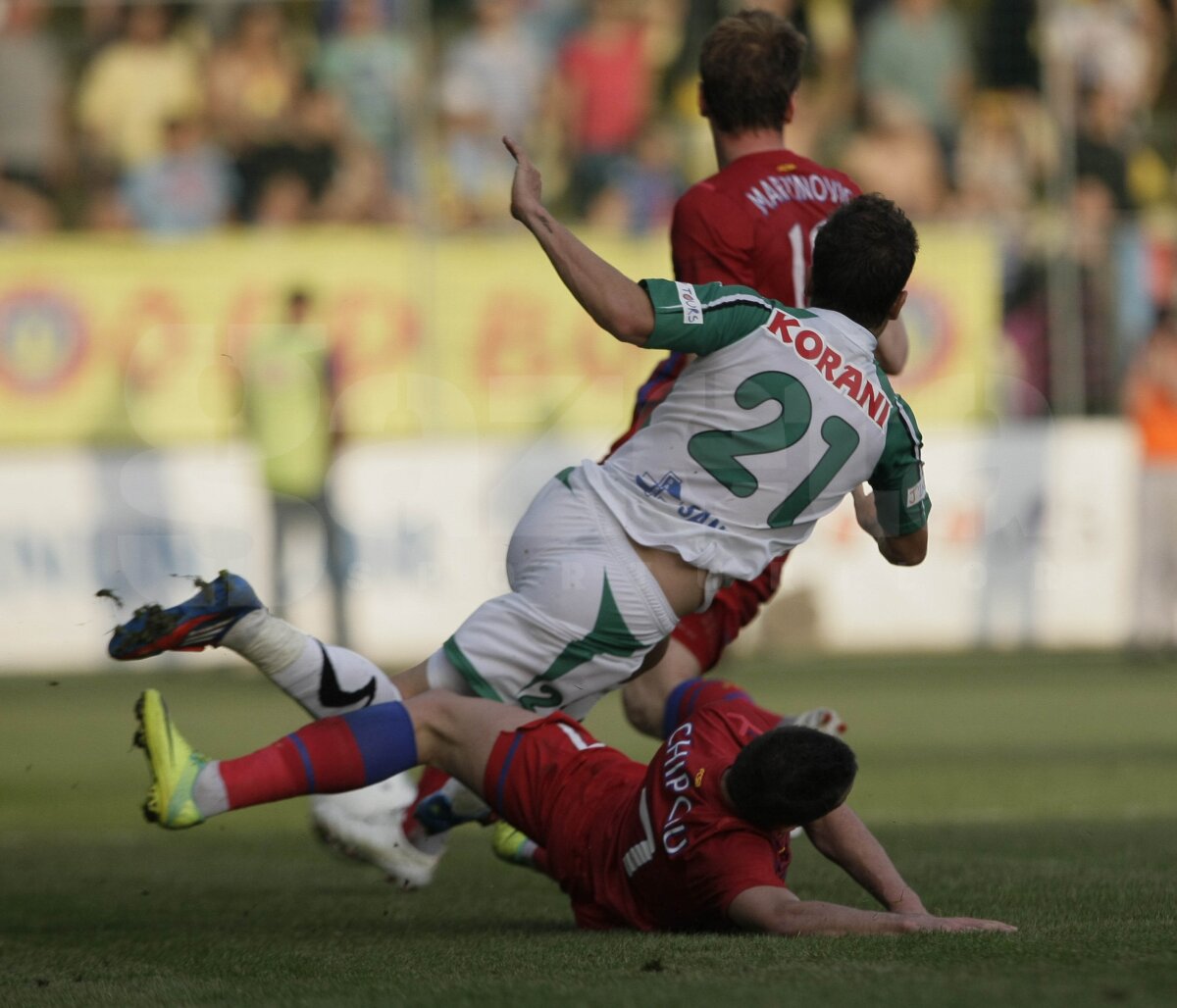 VIDEO Steaua rămîne în lupta pentru titlu! Concordia - Steaua 0-2 (Iliev '8, Martinovici 72')