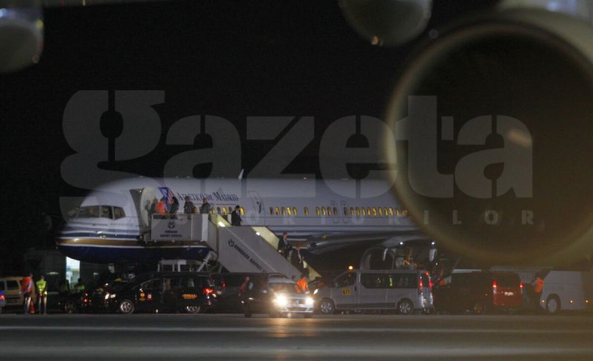 FOTO Imagini de la sosirea finalistelor Europa League în Capitală!