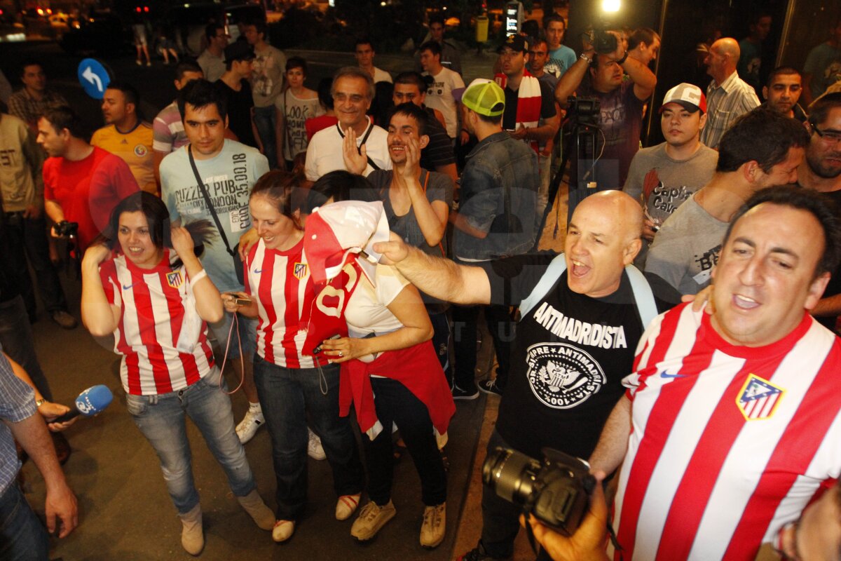 FOTO Imagini de la sosirea finalistelor Europa League în Capitală!