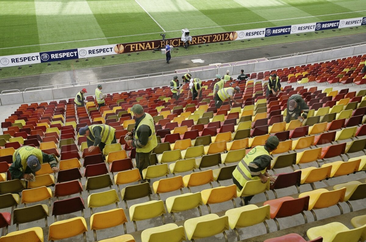 GALERIE FOTO Naţional Arena, ultimele pregătiri! Imagini SENZAŢIONALE din interiorul arenei!