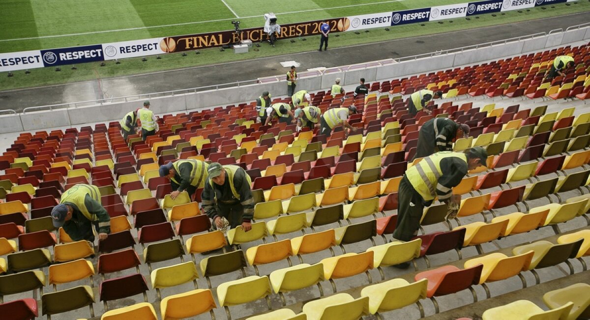 GALERIE FOTO Naţional Arena, ultimele pregătiri! Imagini SENZAŢIONALE din interiorul arenei!