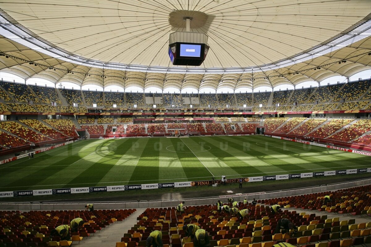 GALERIE FOTO Naţional Arena, ultimele pregătiri! Imagini SENZAŢIONALE din interiorul arenei!