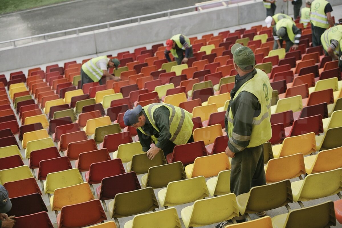 GALERIE FOTO Naţional Arena, ultimele pregătiri! Imagini SENZAŢIONALE din interiorul arenei!