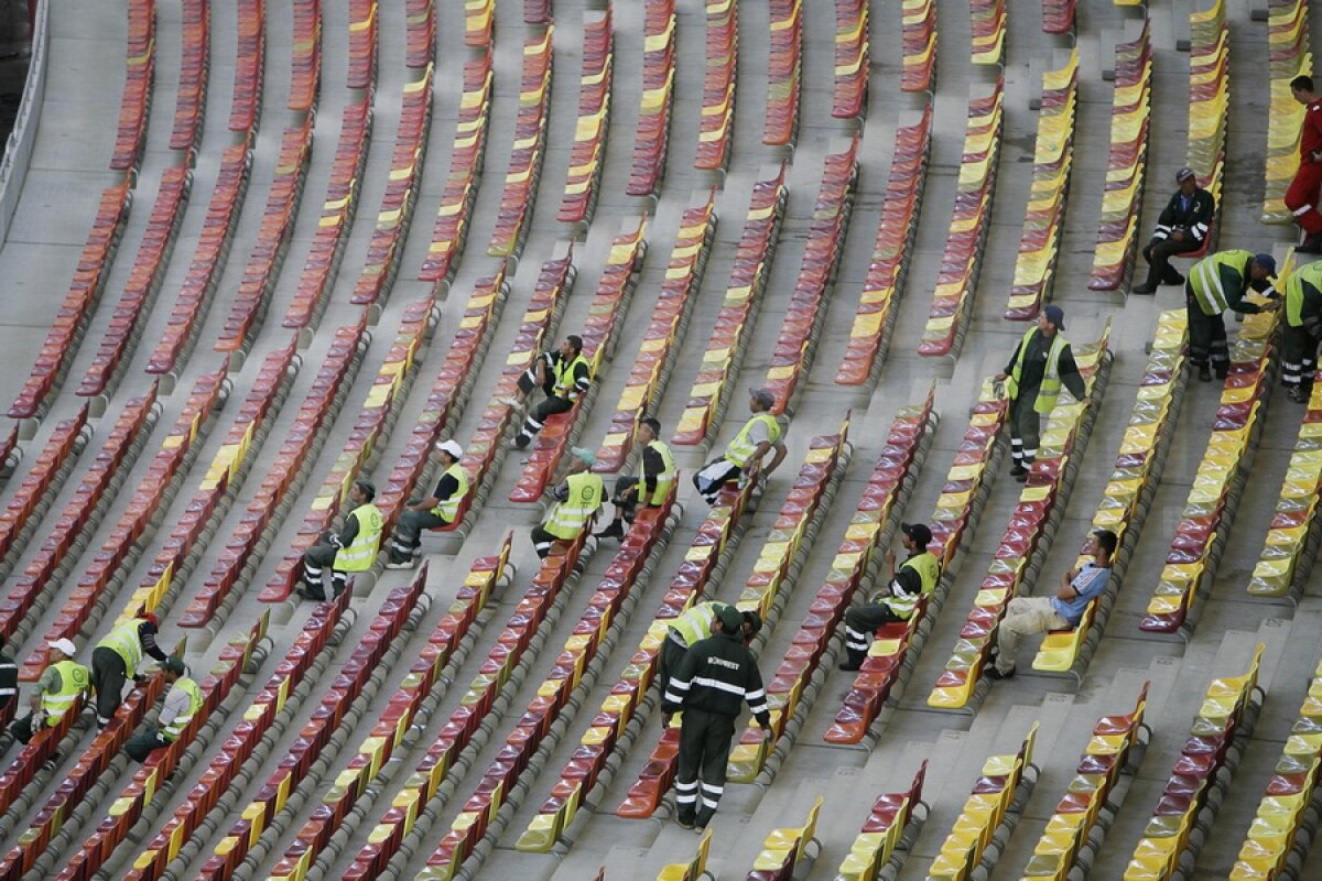 GALERIE FOTO Naţional Arena, ultimele pregătiri! Imagini SENZAŢIONALE din interiorul arenei!