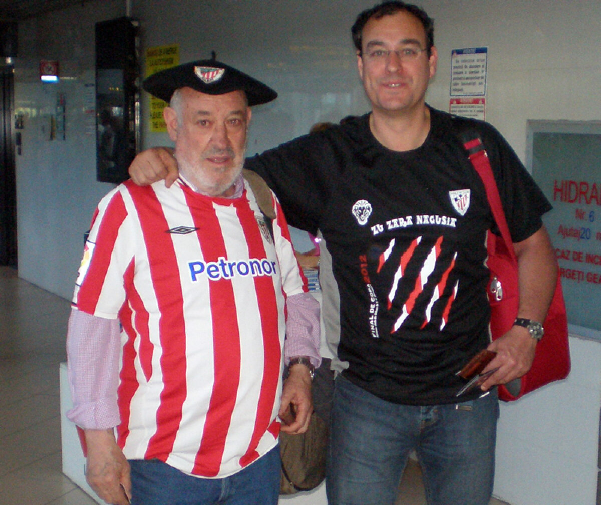 Două cărucioare, de la 3.000 de km » Tablou cu suporteri basci veniţi la Bucureşti pentru finala Europa League