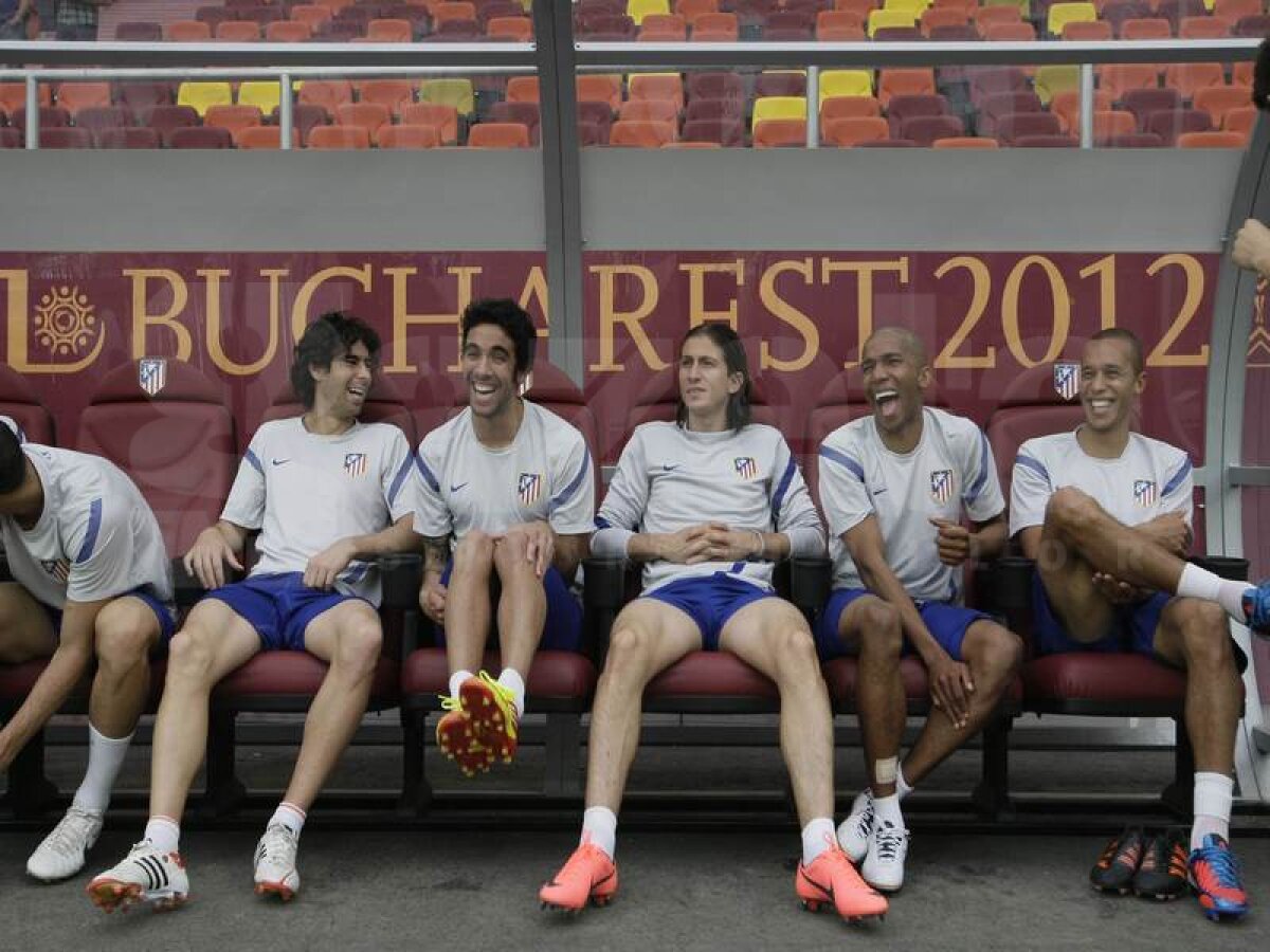 FOTO Atletico şi Athletic au susţinut antrenamentele oficiale pe Naţional Arena » Caterincă vs disciplină