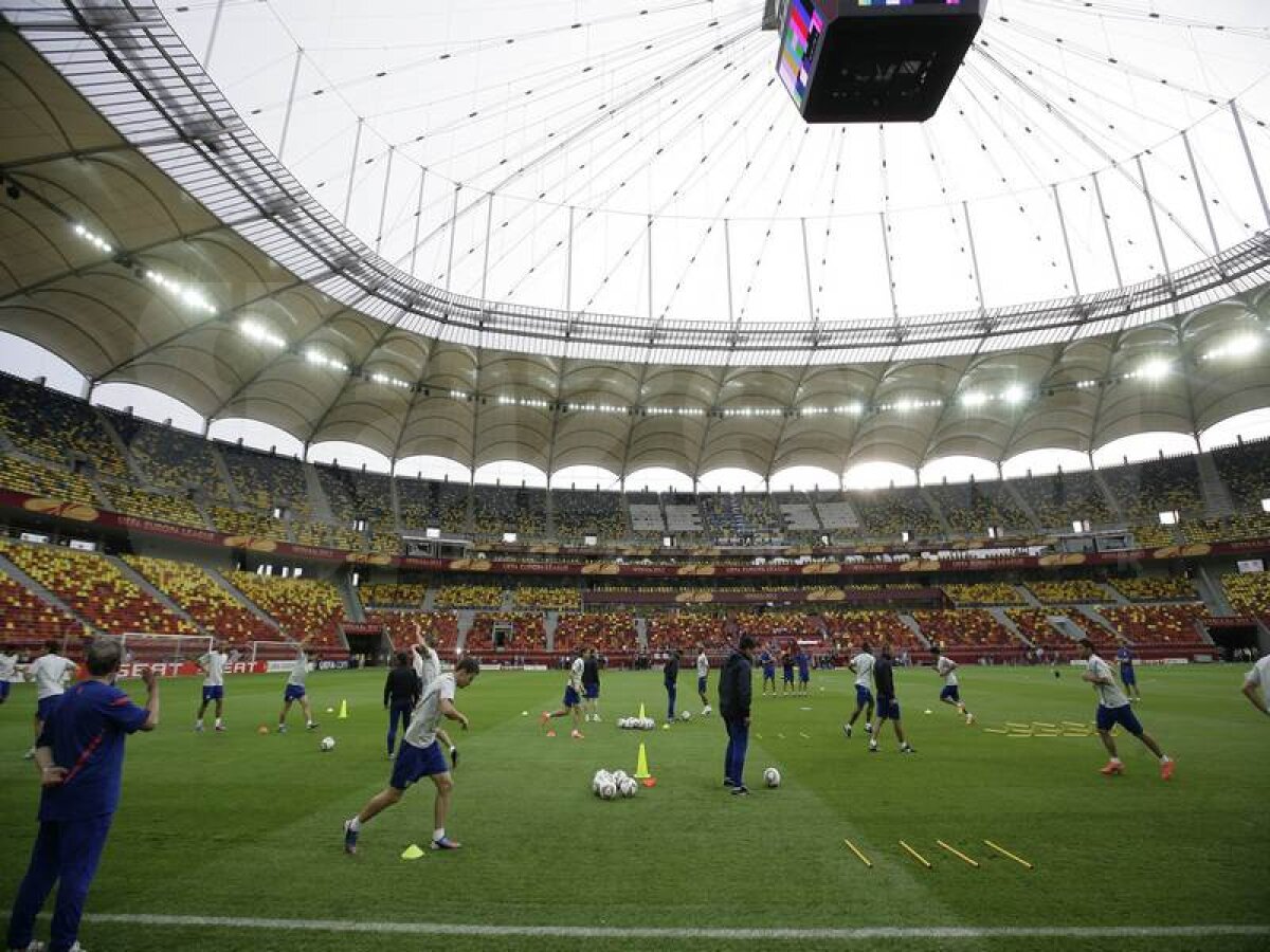 FOTO Atletico şi Athletic au susţinut antrenamentele oficiale pe Naţional Arena » Caterincă vs disciplină
