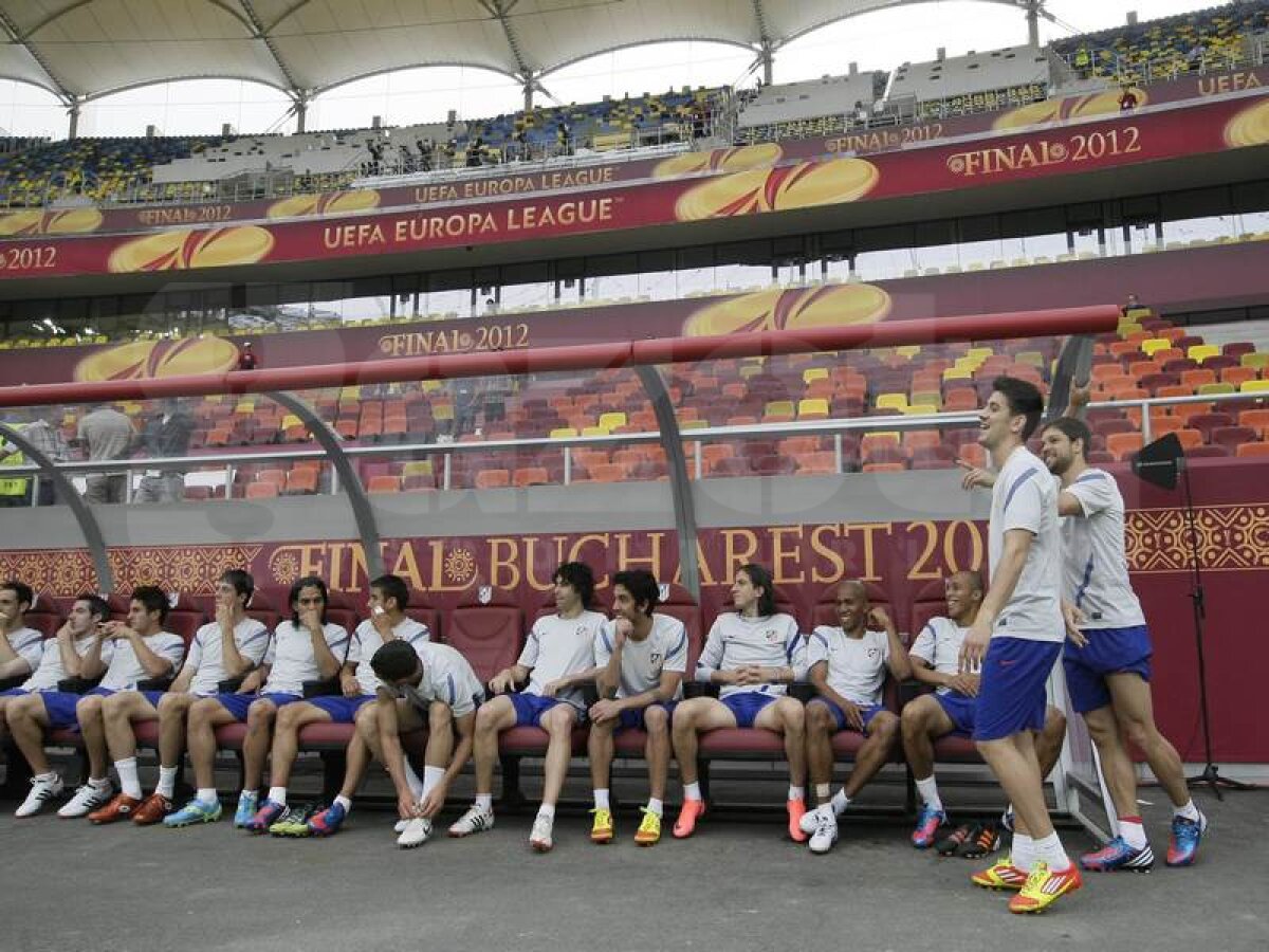 FOTO Atletico şi Athletic au susţinut antrenamentele oficiale pe Naţional Arena » Caterincă vs disciplină