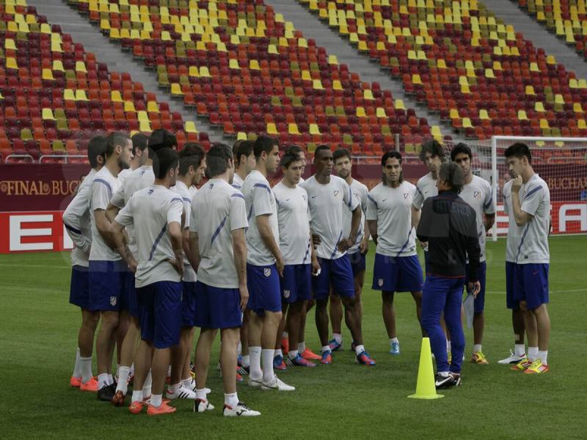 FOTO Atletico şi Athletic au susţinut antrenamentele oficiale pe Naţional Arena » Caterincă vs disciplină