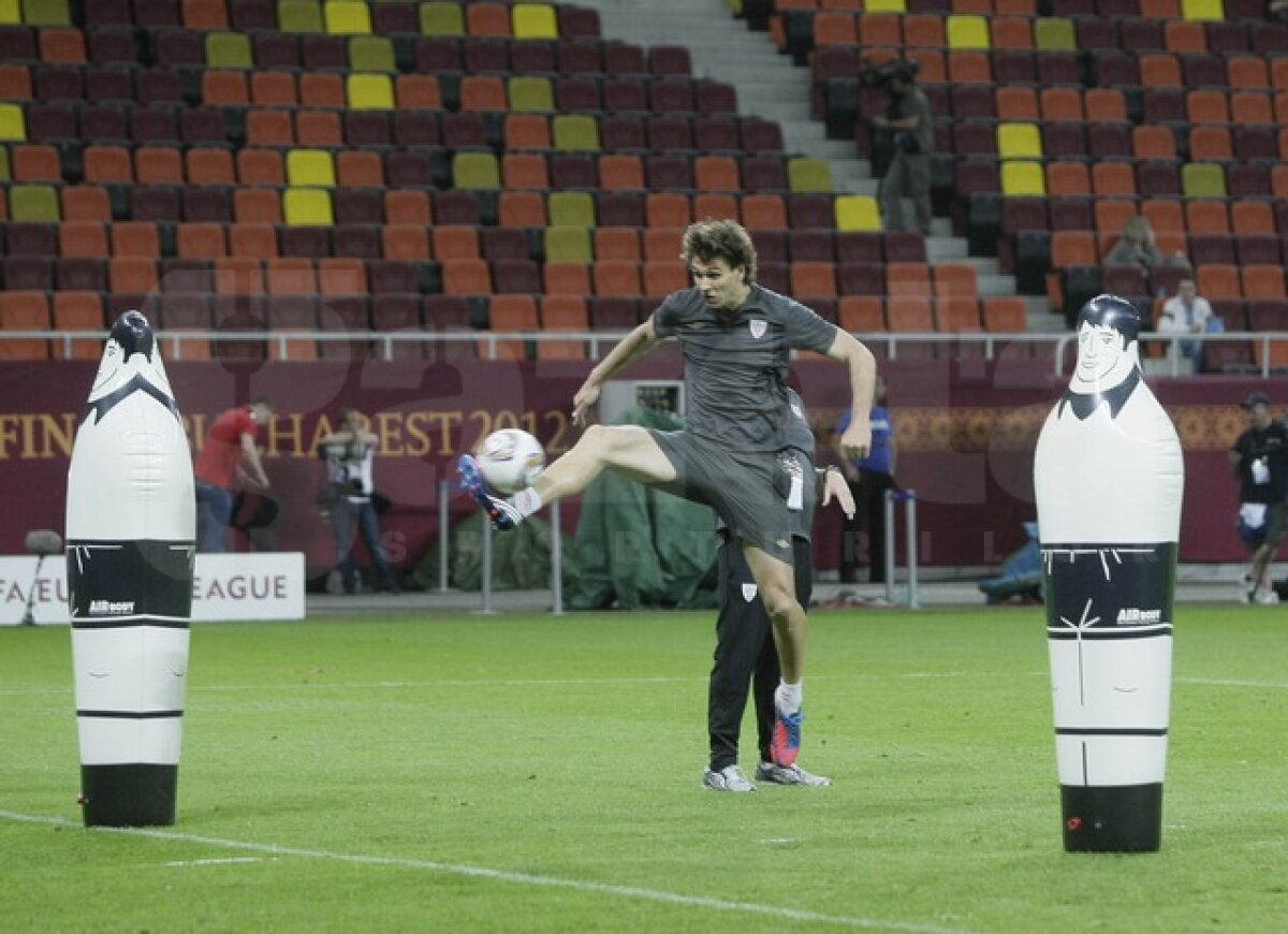 FOTO Atletico şi Athletic au susţinut antrenamentele oficiale pe Naţional Arena » Caterincă vs disciplină