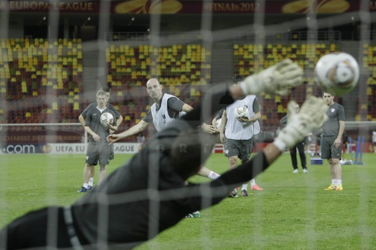 FOTO Atletico şi Athletic au susţinut antrenamentele oficiale pe Naţional Arena » Caterincă vs disciplină