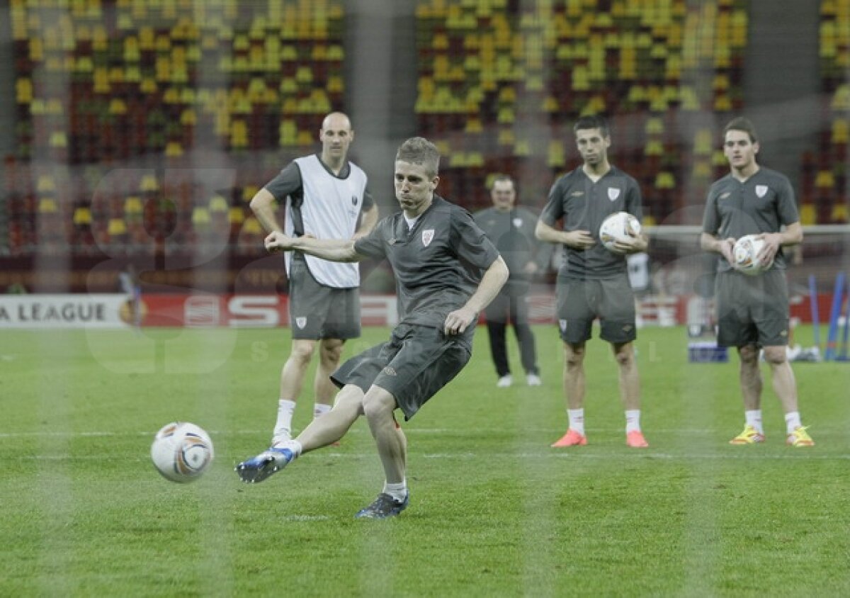 FOTO Atletico şi Athletic au susţinut antrenamentele oficiale pe Naţional Arena » Caterincă vs disciplină