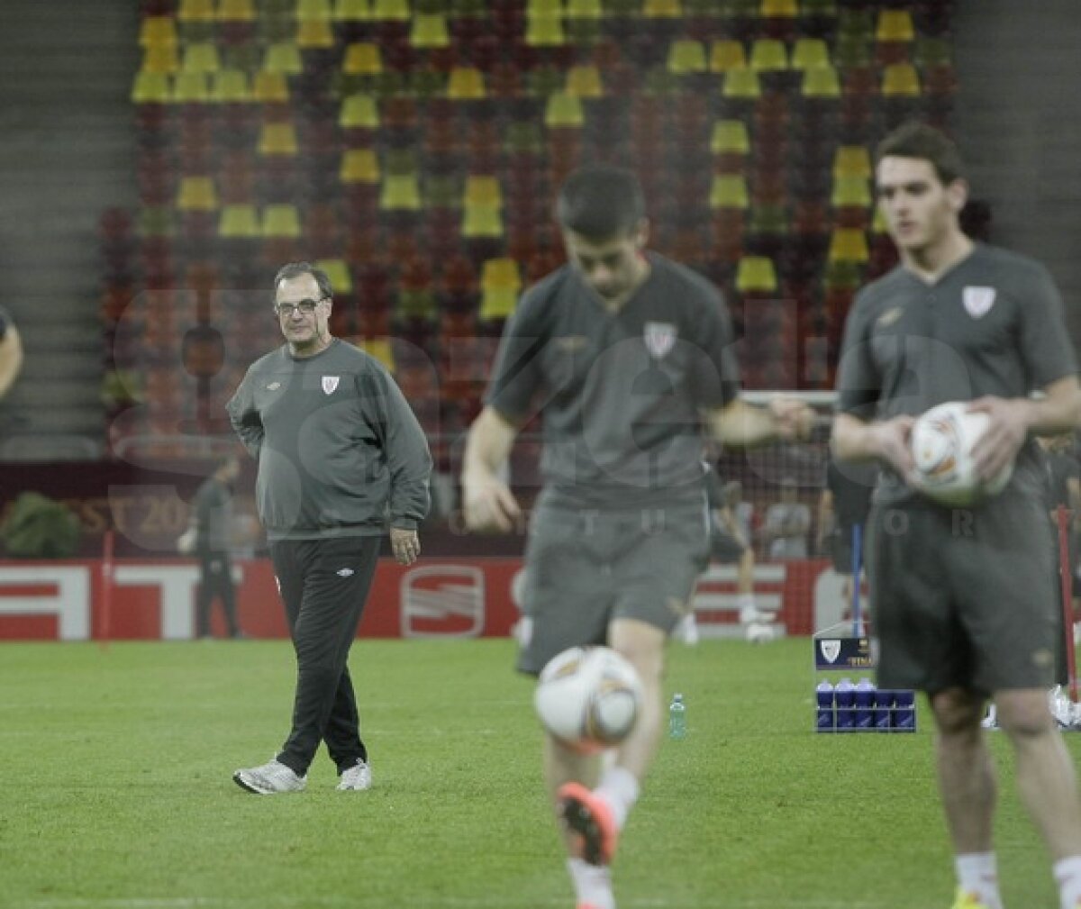 FOTO Atletico şi Athletic au susţinut antrenamentele oficiale pe Naţional Arena » Caterincă vs disciplină
