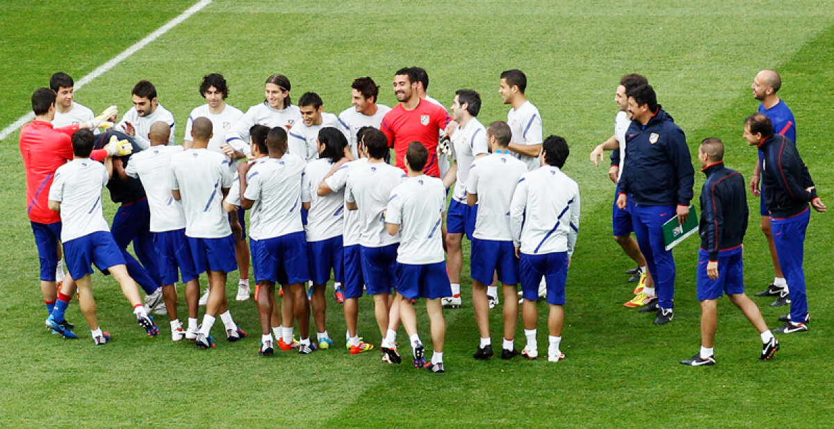 GALERIE FOTO Palme de la jucători » Momente haioase şi ciudate cu Atletico şi Bilbao la ultima repetiţie