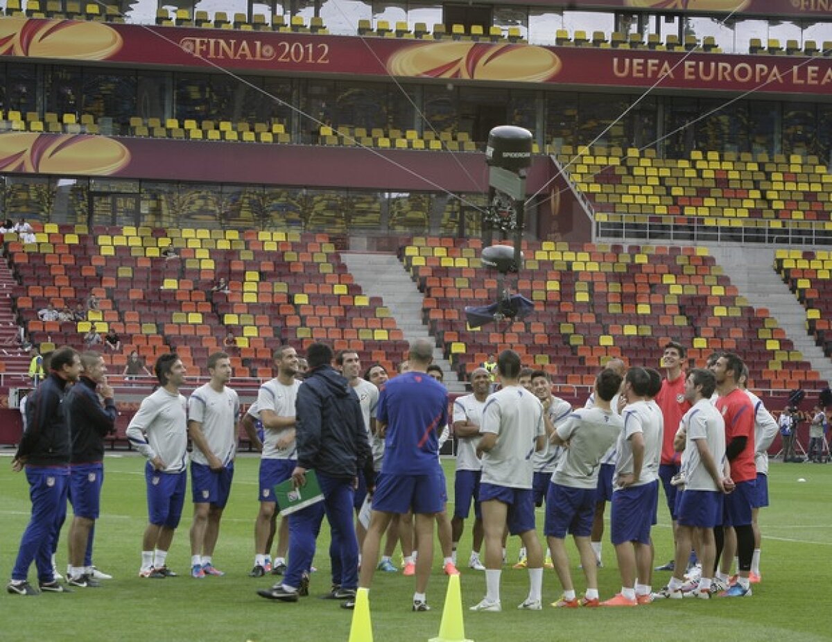 GALERIE FOTO Palme de la jucători » Momente haioase şi ciudate cu Atletico şi Bilbao la ultima repetiţie