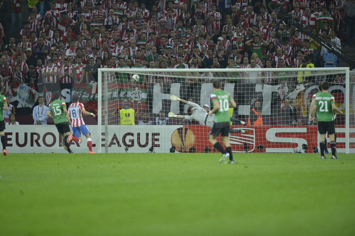 VIDEO & FOTO Atletico Madrid ridică trofeul Europa League la Bucureşti după 3-0 cu Bilbao!