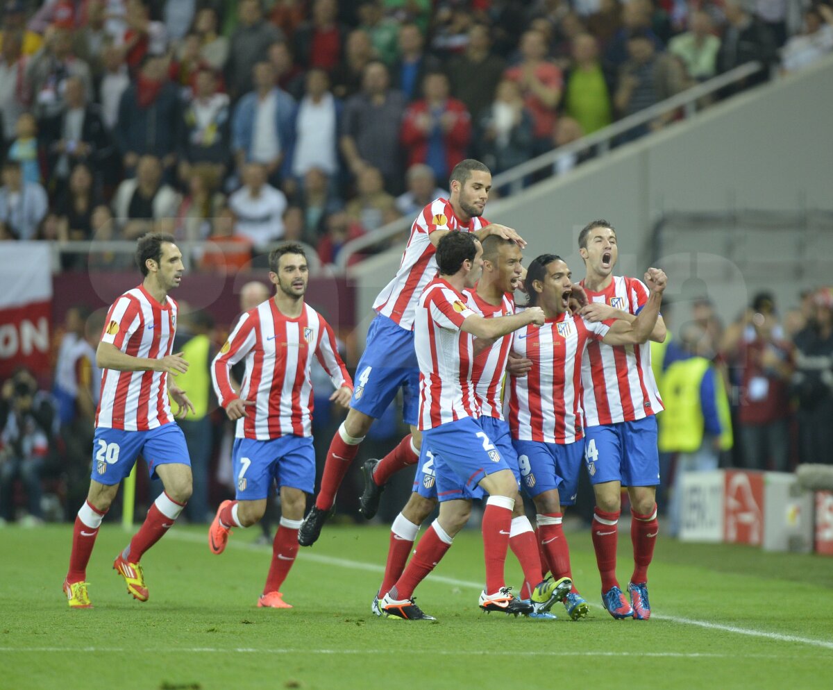 VIDEO & FOTO Atletico Madrid ridică trofeul Europa League la Bucureşti după 3-0 cu Bilbao!