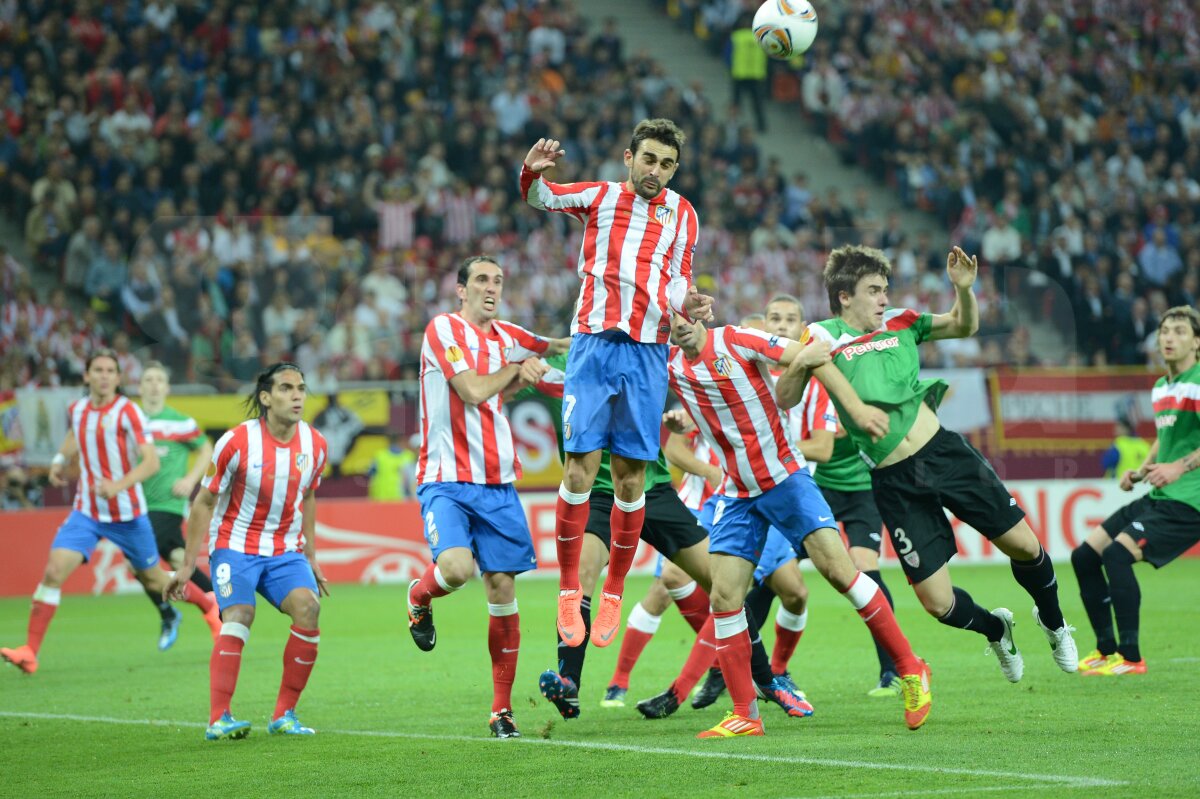 VIDEO & FOTO Atletico Madrid ridică trofeul Europa League la Bucureşti după 3-0 cu Bilbao!