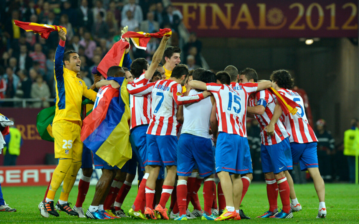 VIDEO & FOTO Atletico Madrid ridică trofeul Europa League la Bucureşti după 3-0 cu Bilbao!