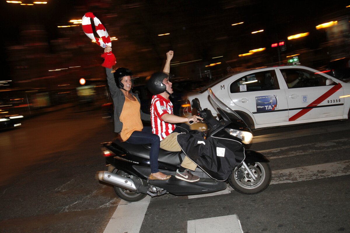 FOTO Fanii lui Atletico au produs incidente la Madrid. Fiesta este diseară