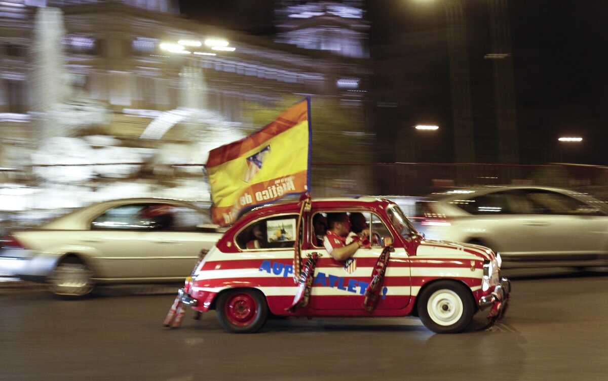 FOTO Fanii lui Atletico au produs incidente la Madrid. Fiesta este diseară