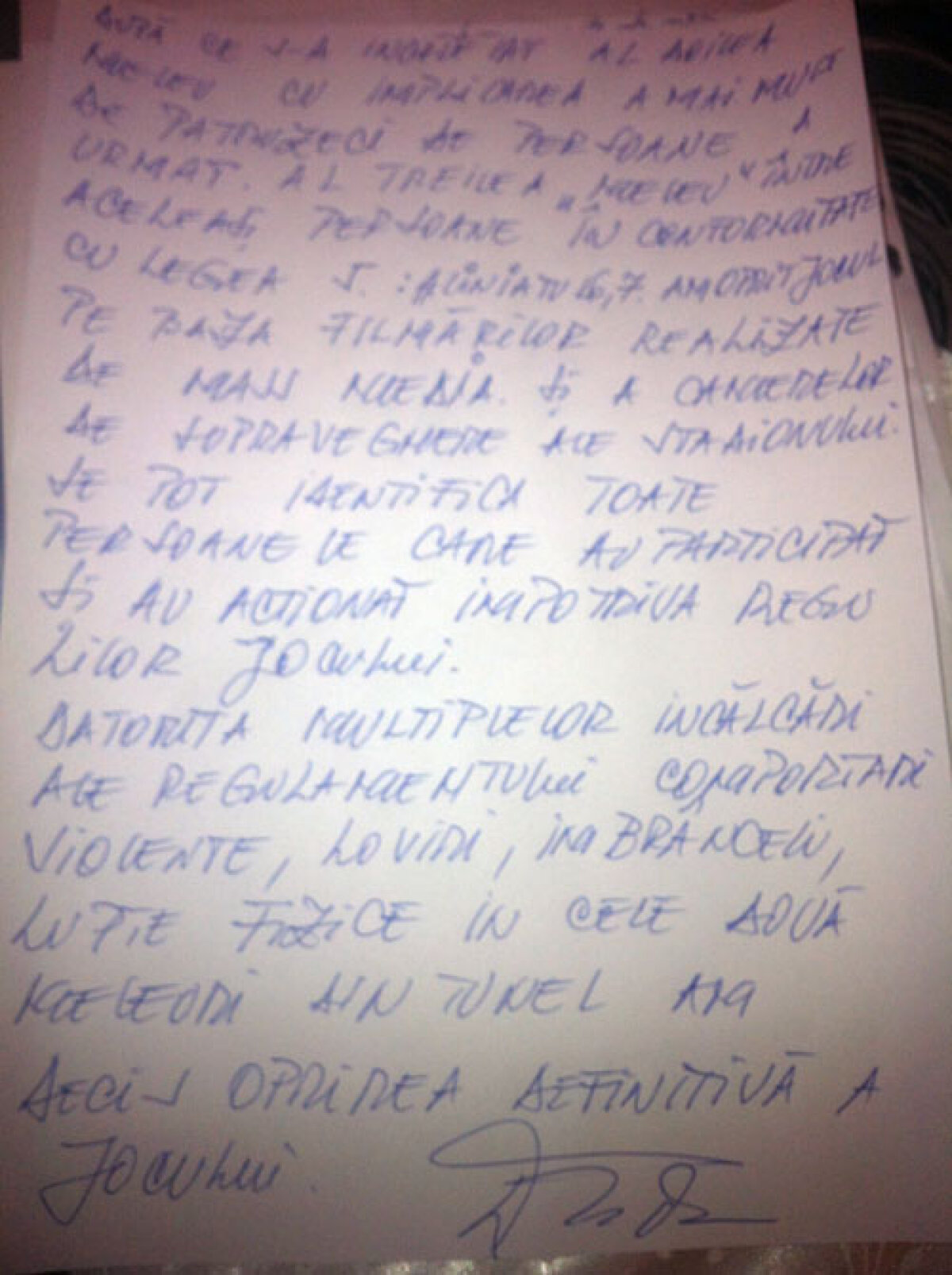 EXCLUSIV GSP Şi-a dat "roşu" singur » Iată cum arată raportul făcut de Tudor după U-CFR