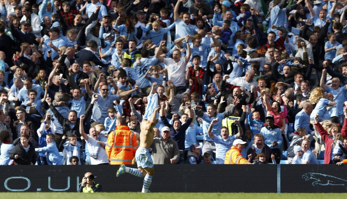 VIDEO Nebunie în Premier League! City cîştigă titlul cu două goluri în PRELUNGIRI!