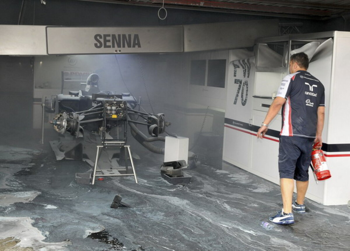 FOTO Iadul pe pământ! 16 oameni răniţi într-un incendiu devastator din Formula 1